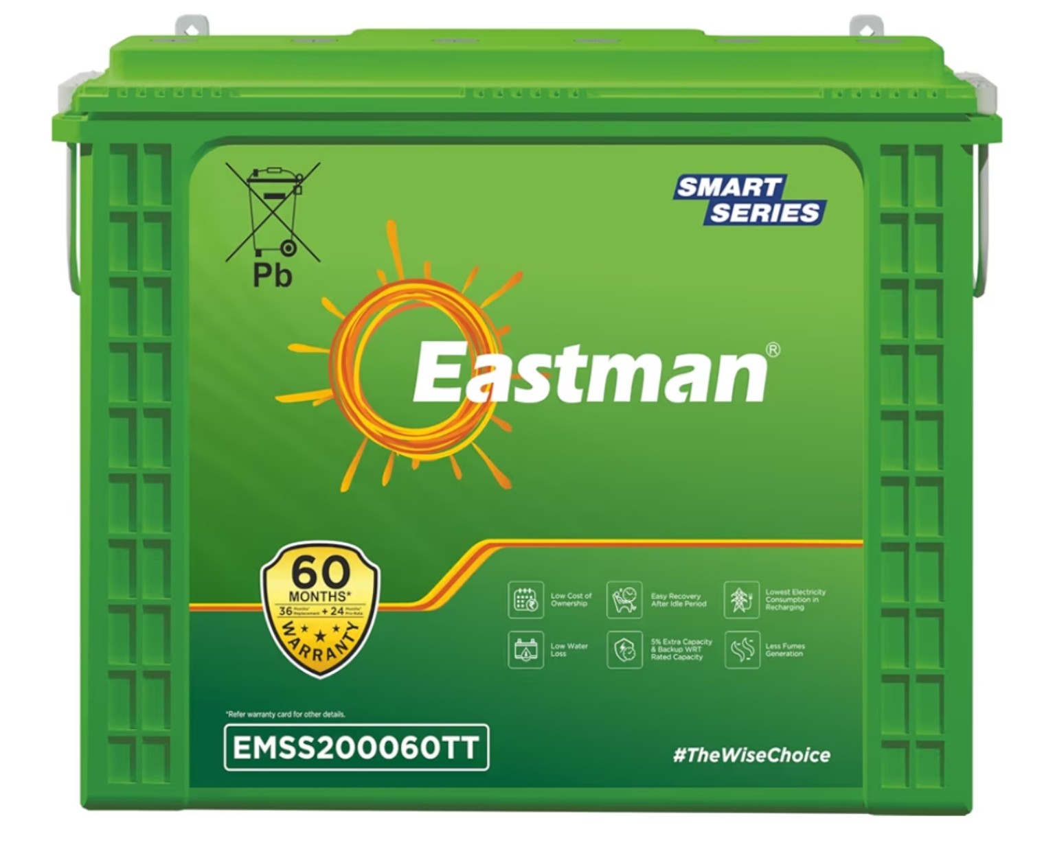 Eastman green battery product photograph