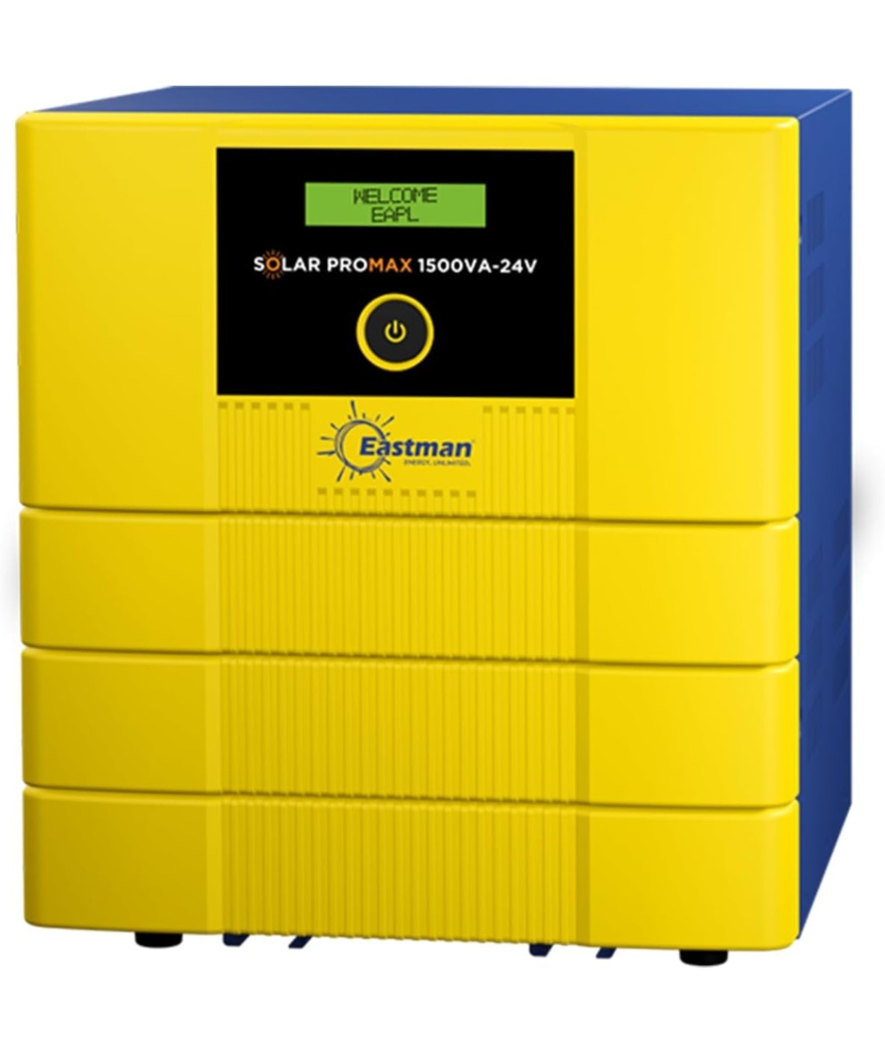 Yellow and black inverter product photograph; confirm exact model before purchase